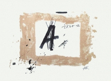 Antoni Tàpies: Lith., polychrome, 1976