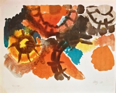 Ernst Wihelm Nay: Farblitho 1958