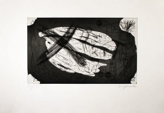 A.R. Penck: Komposition, 1983
