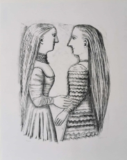 Massimo Campigli: Due Donne, 1952