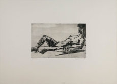 Wolff Buchholz: Liegender Akt, 1958