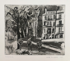 Wolff Buchholz: Seine-Quai, 1958