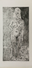 Wolff Buchholz: Stehender Akt, 1959 (1)