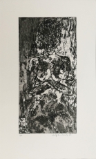Wolff Buchholz: Sitzender Akt, 1960