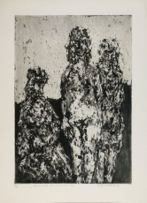Wolff Buchholz:Figurenkomposition 5/61, 1961