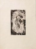 Emil Schumacher: Radierung in Schwarz, 1959