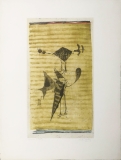 Johnny Friedlaender: Oiseaux sur fond jaune, 1955