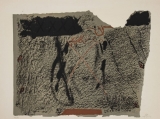Antoni Tàpies: Lith. en deux noirs rouge et gris verdatre, 1962