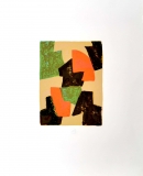Serge Poliakoff: Composition verte, beige, rouge et brune, 1964